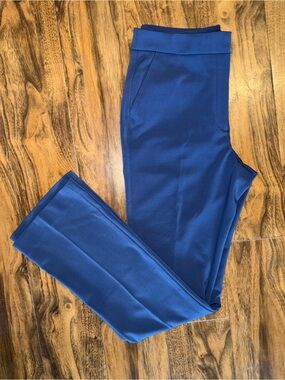 WHBM Navy Blue Slim Trousers
